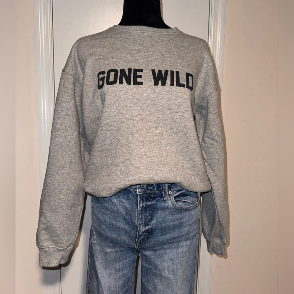 Reformation "Gone Wild" Gray Sweater (EUC)